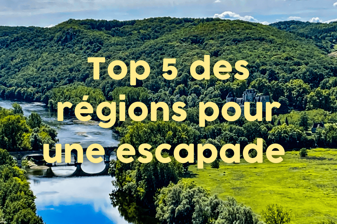 Top 5 des régions
